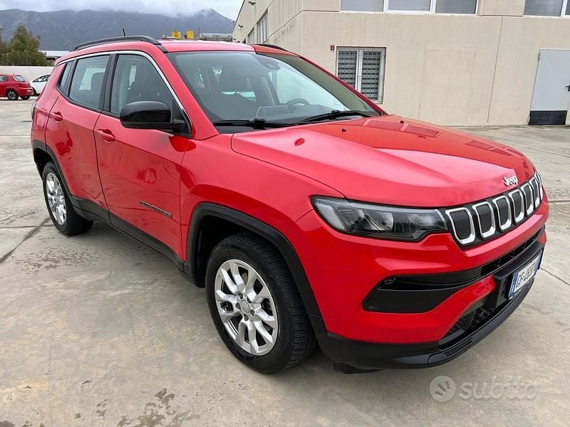 Usata Jeep Compass Longitude 130 CV (95 kW) 2021 Rosso SUV
