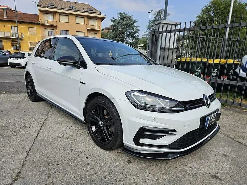 Usata VW Golf VII R-line 2017 Bianco Berlina