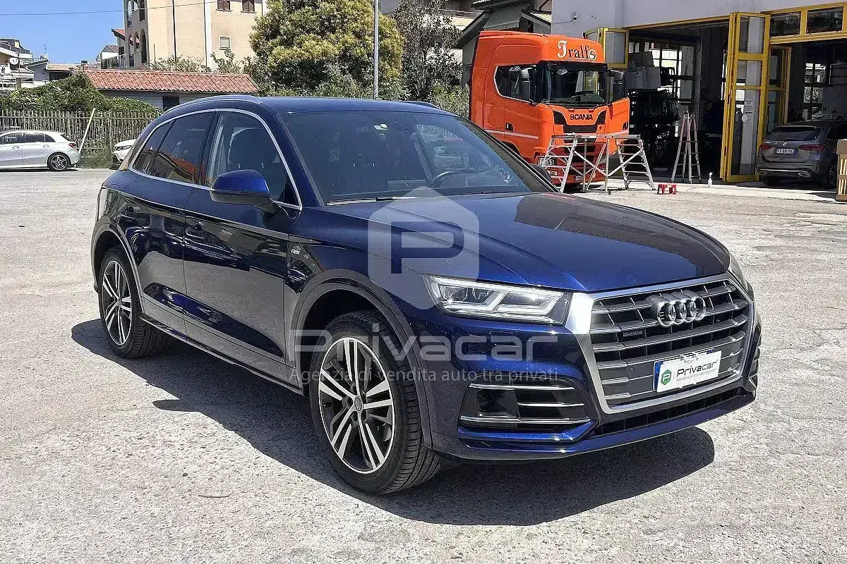 Usata Audi Q5 S-line plus 190 CV (139 kW) 2019 Bluazzurro SUV