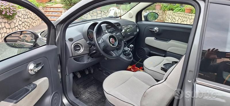 Usata Fiat 500 Lounge 69 CV (50 kW) 2014 Grigio Utilitaria