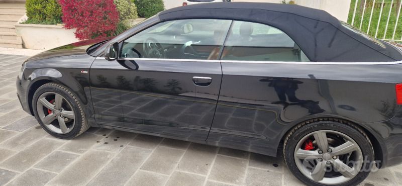 Usata Audi A3 Cabriolet S-Line 105 CV (77 kW) 2009 Nero Cabrio