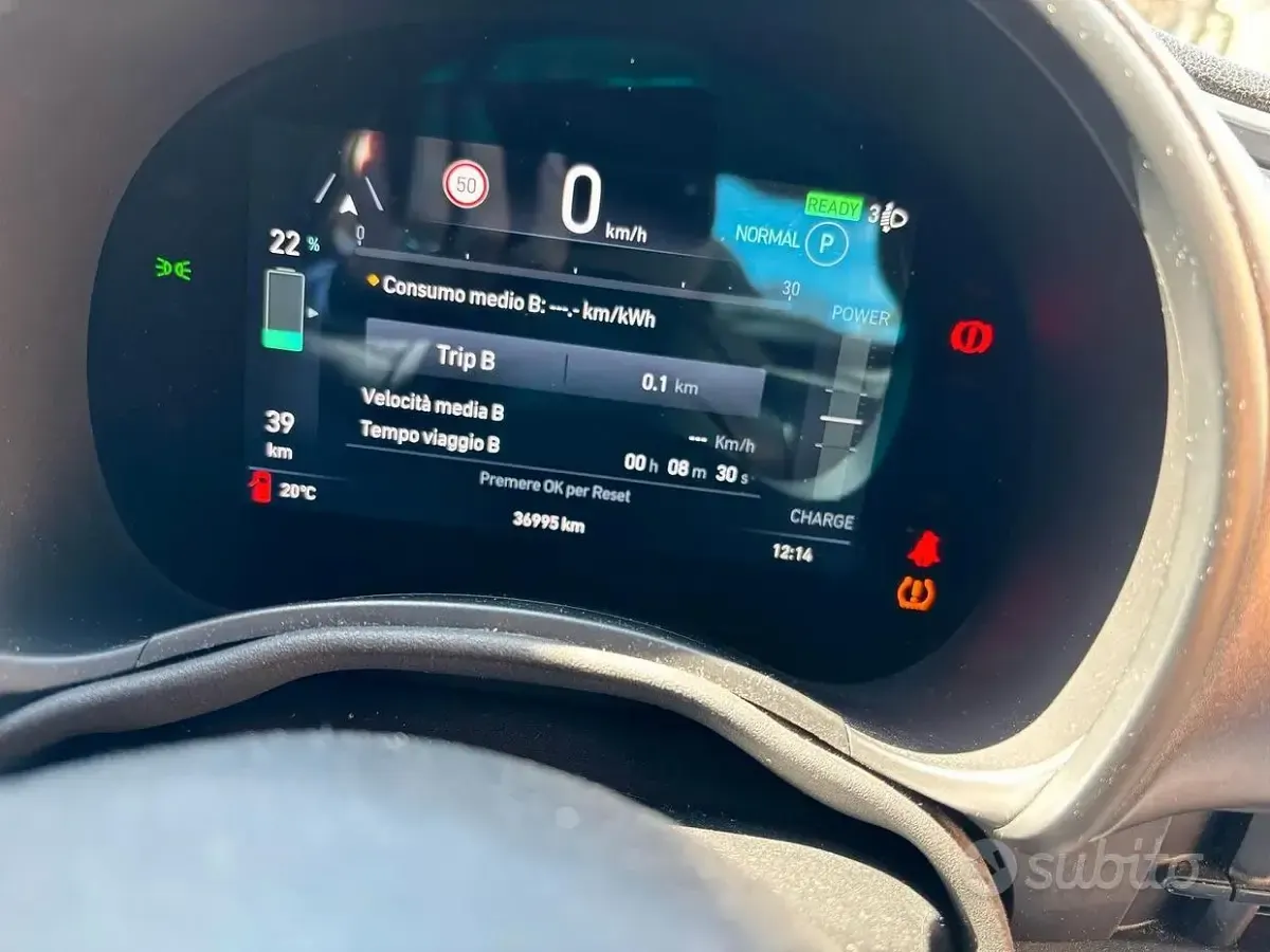 Usata Fiat 500e La Prima 42 kW (58 CV) 2021 Grigio Berlina