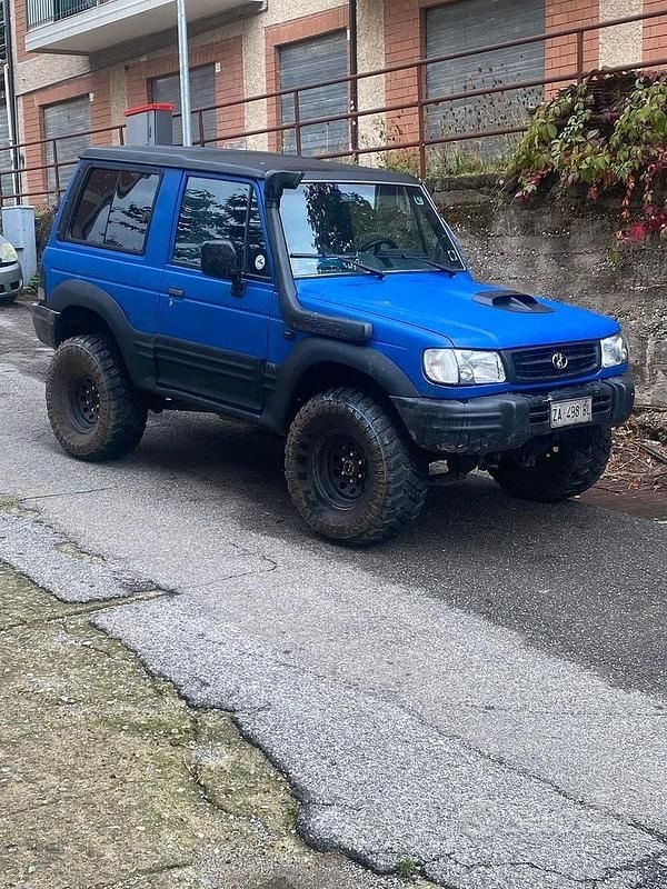 Usata Hyundai Galloper 1999 Blu SUV