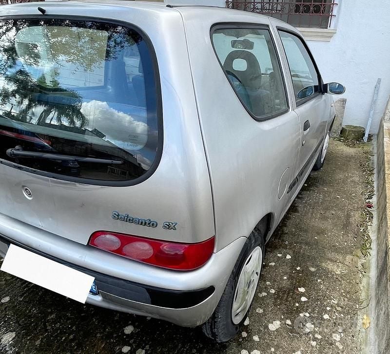 Usata Fiat Seicento 54 CV (39 kW) 2001 Grigio Utilitaria