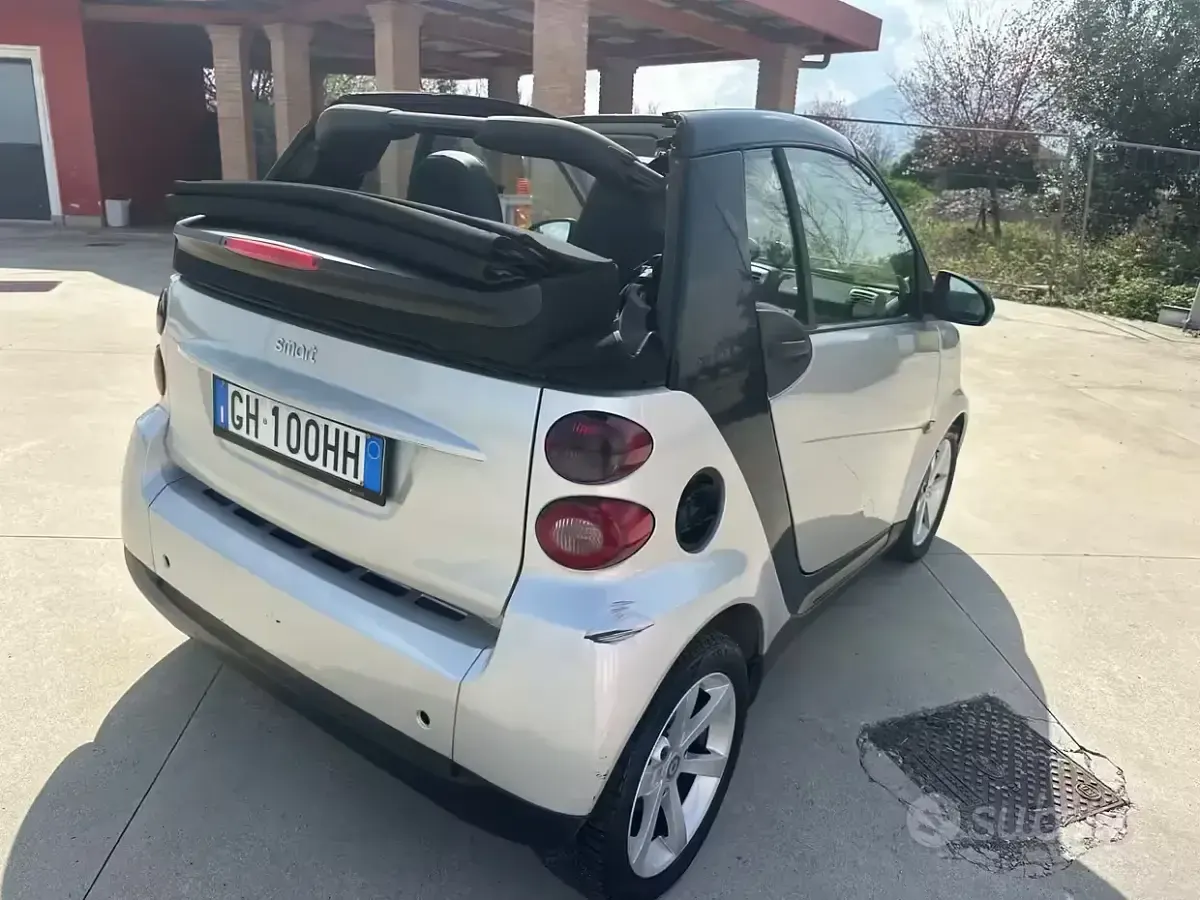 Usata Smart ForTwo Cabrio 45 CV (33 kW) 2008 Grigio Cabrio