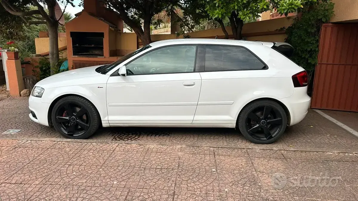 Usata Audi A3 S-Line 170 CV (125 kW) 2012 Bianco Utilitaria