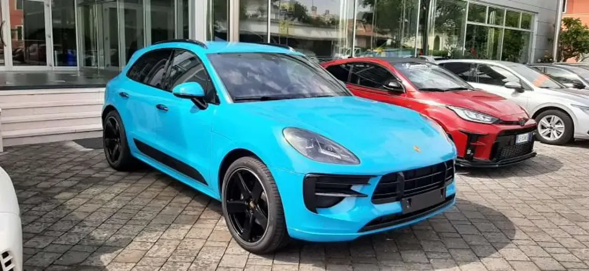 Usata Porsche Macan 245 CV (180 kW) 2021 Blu/azzurro SUV