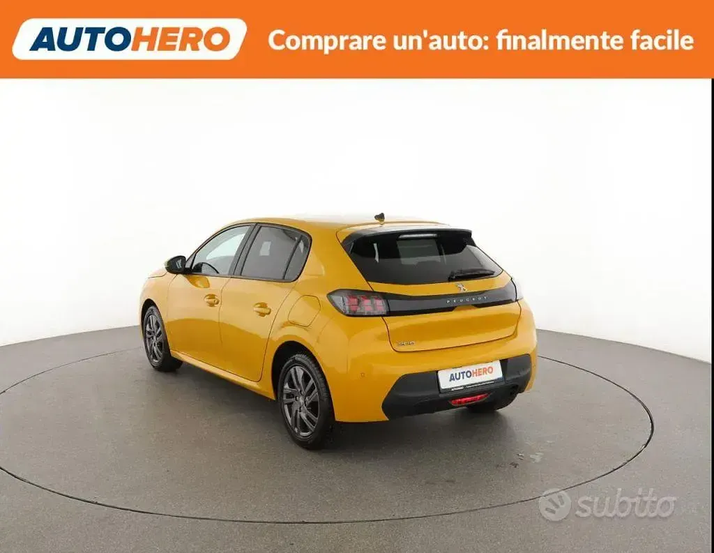 Usata Peugeot 208 Active 75 CV (55 kW) 2021 Giallo Utilitaria