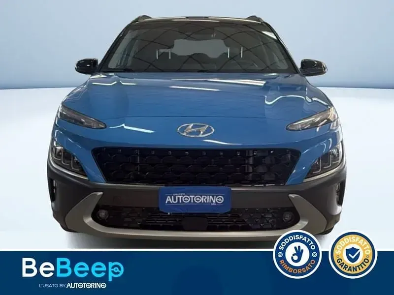 Usata Hyundai Kona 136 CV (100 kW) 2021 Blu metallizzato SUV