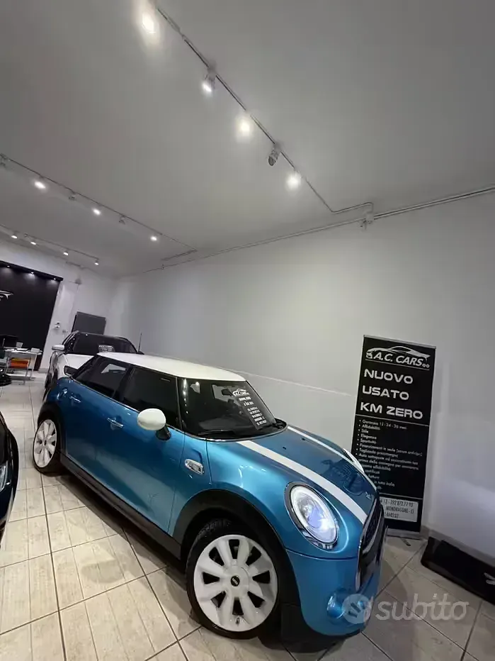 Usata Mini Cooper S Hype 192 CV (141 kW) 2014 Blu Utilitaria