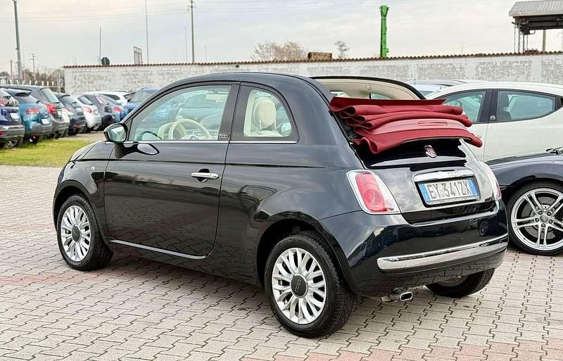 Usata Fiat 500 Lounge 69 CV (50 kW) 2015 Nero Utilitaria