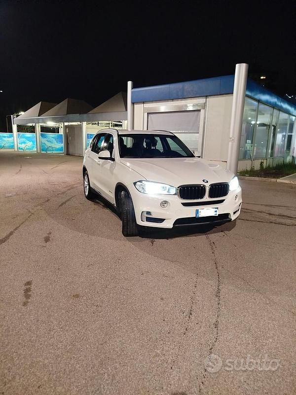 Usata BMW X5 Sport Line 249 CV (183 kW) 2015 Bianco SUV