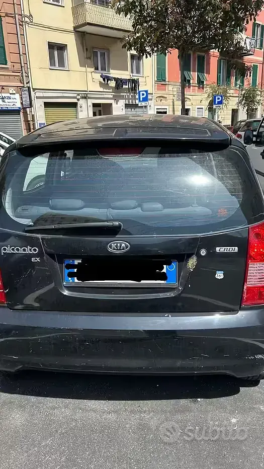 Usata Kia Picanto 75 CV (55 kW) 2006 Nero Utilitaria
