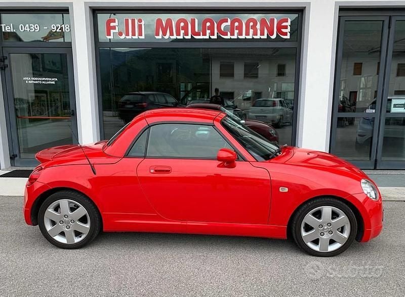 Usata Daihatsu Copen 87 CV (63 kW) 2008 Rosso Cabrio