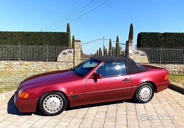 Usata Mercedes SL300 231 CV (169 kW) 1989 Marrone Cabrio