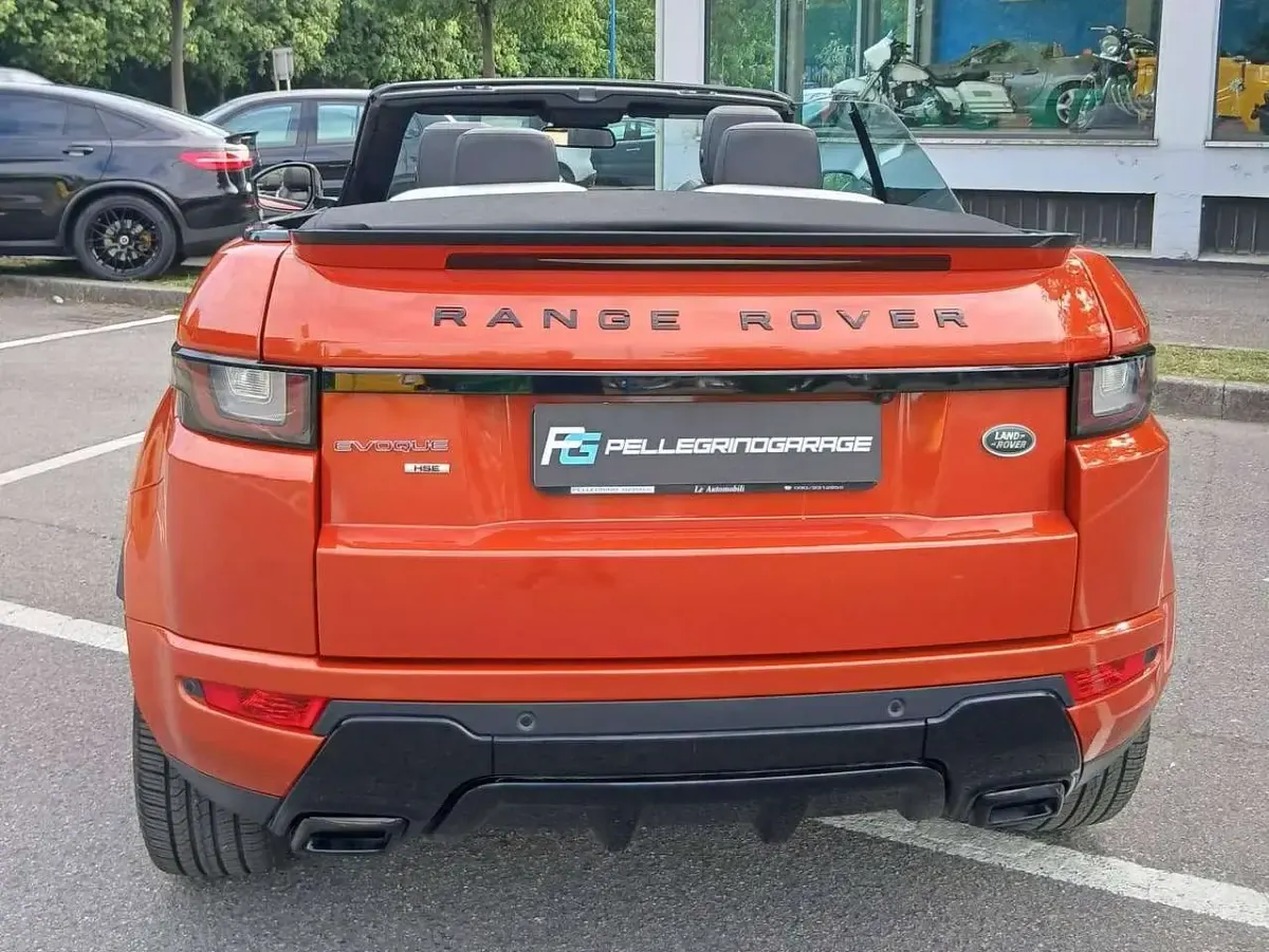 Usata Land Rover Range Rover evoque HSE Dynamic 179 CV (131 kW) 2017 Arancione Cabrio