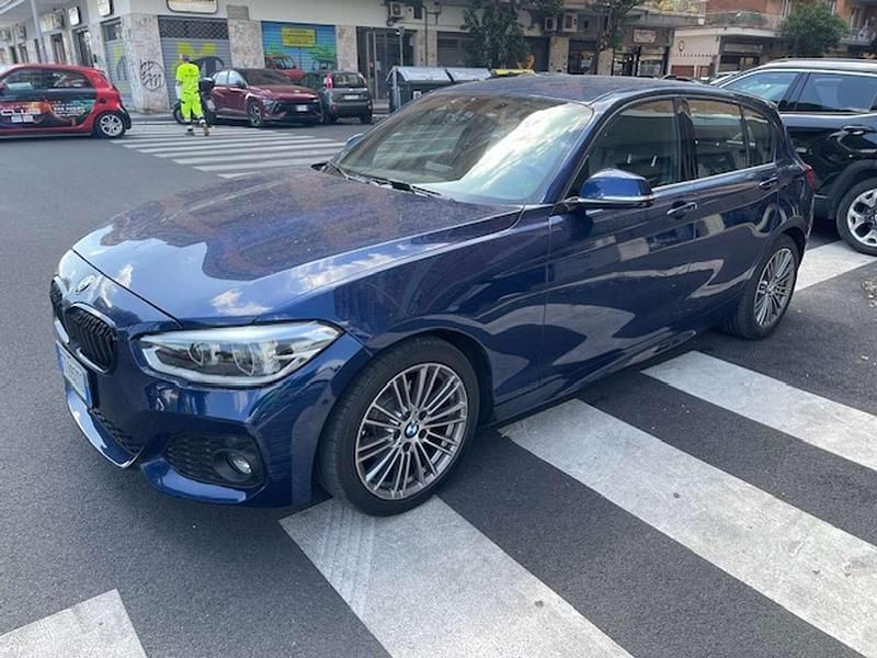Usata BMW 114 Advantage 95 CV (69 kW) 2018 Blu/azzurro Utilitaria