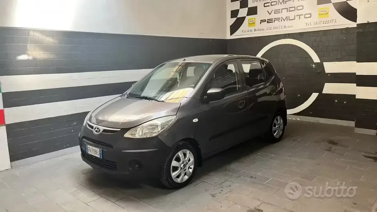 Usata Hyundai i10 Active 66 CV (48 kW) 2008 Grigio Utilitaria
