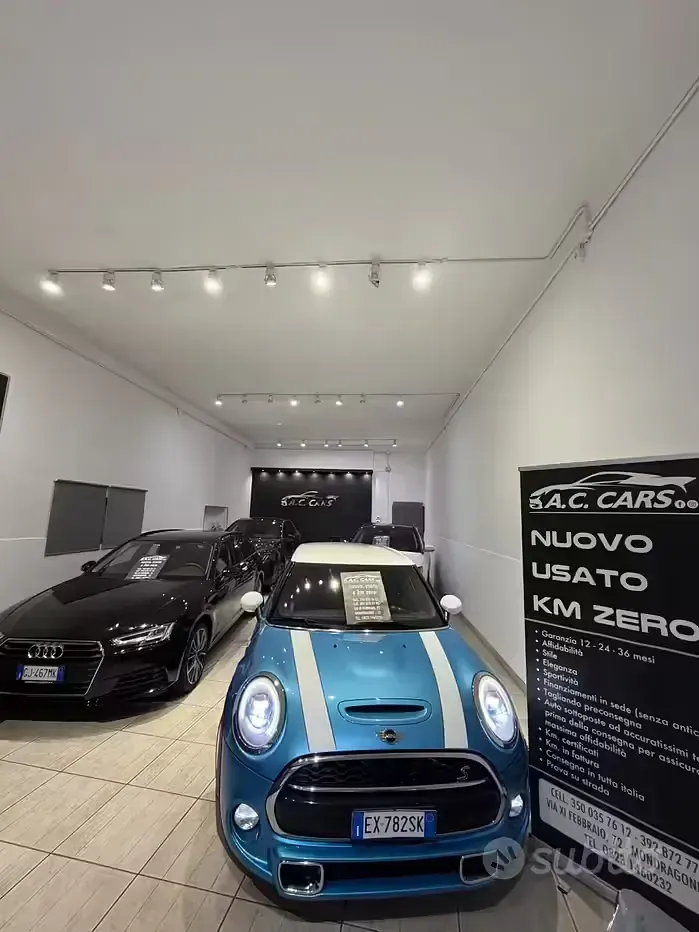 Usata Mini Cooper S Hype 192 CV (141 kW) 2014 Blu Utilitaria