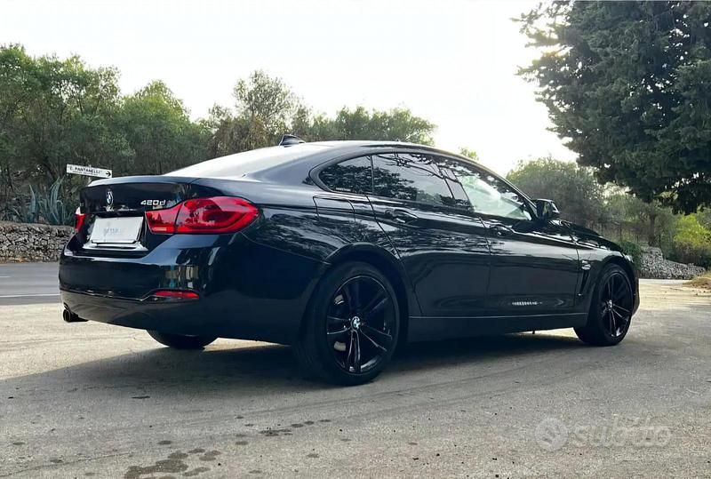 Usata BMW 420 Sport Line 190 CV (139 kW) 2017 Nero Coupé