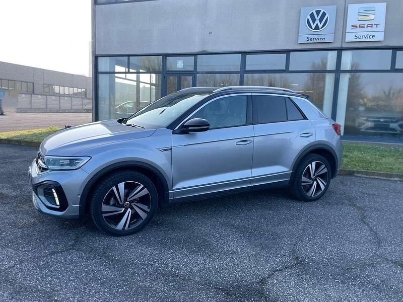 Usata VW T-Roc R-line 150 CV (110 kW) 2022 Pyrit silver met/tetto nero SUV