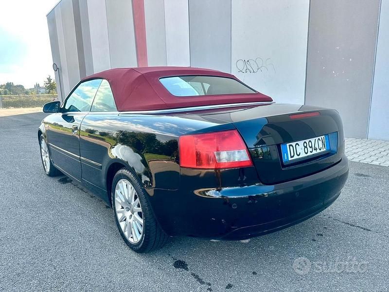 Usata Audi A4 Cabriolet 163 CV (119 kW) 2003 Nero Cabrio