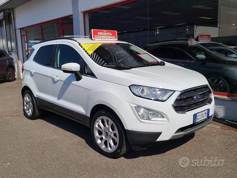 Usata Ford Ecosport Titanium 125 CV (91 kW) 2021 Bianco SUV