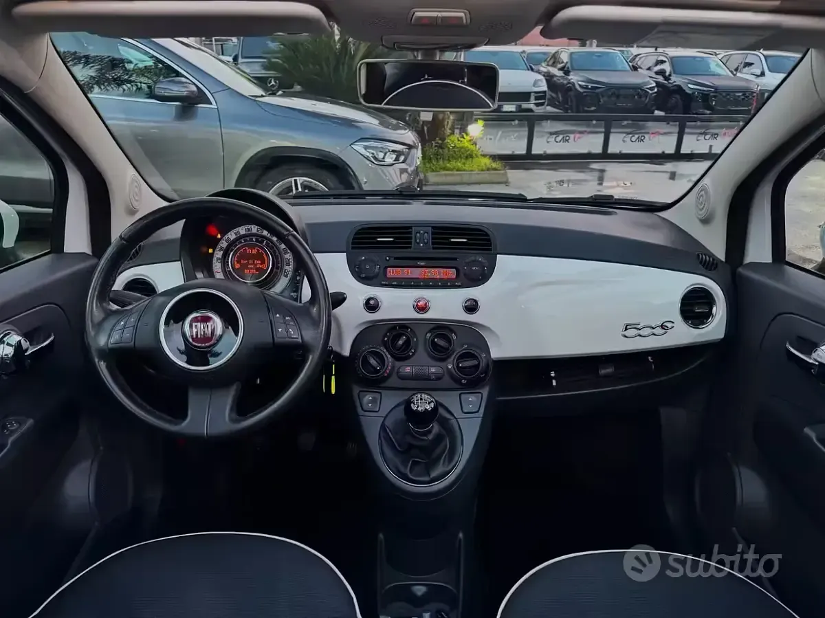 Usata Fiat 500C Pop Star 69 CV (50 kW) 2014 Bianco Cabrio