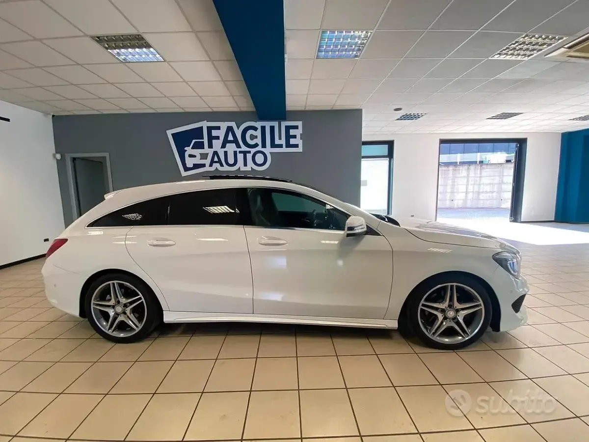 Usata Mercedes CLA200 Premium 177 CV (130 kW) 2016 Bianco Coupé