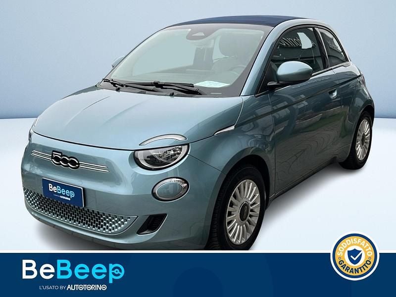 Usata Fiat 500e Icon 86 kW (118 CV) 2021 Azzurro metallizzato Cabrio