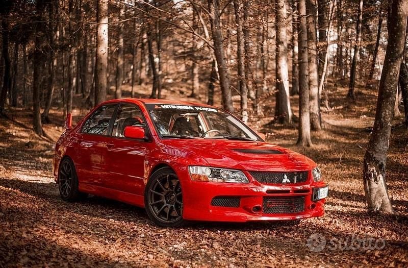 Usata Mitsubishi Lancer 280 CV (205 kW) 2006 Rosso Berlina