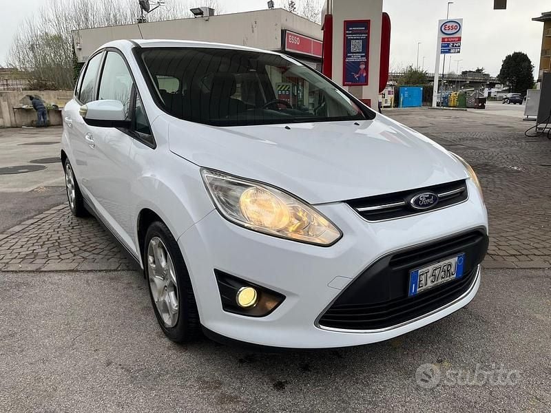 Usata Ford C-MAX Titanium 95 CV (69 kW) 2013 Bianco Monovolume