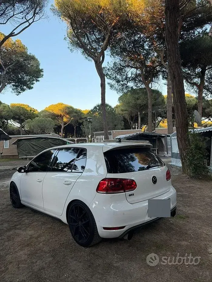 Usata VW Golf VII GTI 210 CV (154 kW) 2013 Bianco Berlina