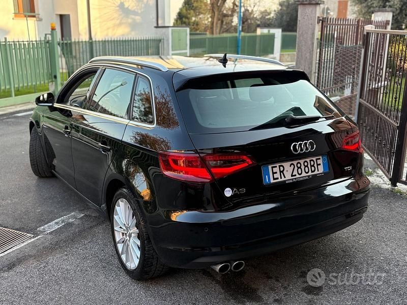 Usata Audi A3 Ambition 150 CV (110 kW) 2013 Nero Berlina