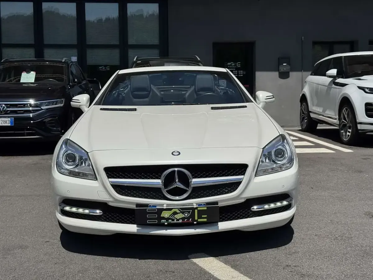 Usata Mercedes SLK200 Premium 184 CV (135 kW) 2015 Bianco Cabrio