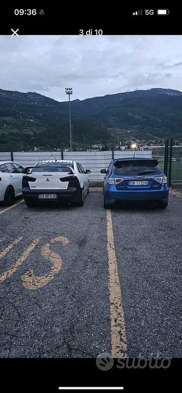 Usata Subaru Impreza 230 CV (169 kW) 2008 Blu Berlina