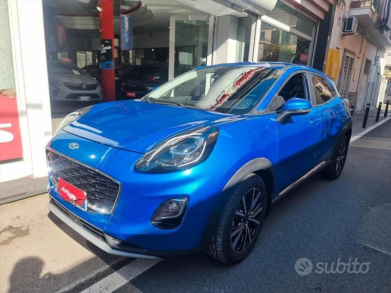 Usata Ford Puma Titanium X 120 CV (88 kW) 2021 Blu SUV