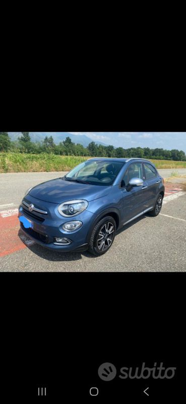 Usata Fiat 500X Mirror 120 CV (88 kW) 2018 Blu SUV