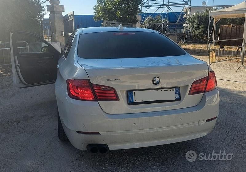 Usata BMW 525 2011 Bianco Berlina