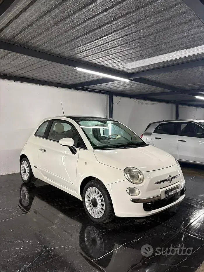 Usata Fiat 500 Lounge 69 CV (50 kW) 2009 Cabrio