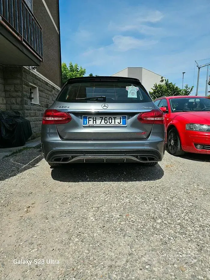 Usata Mercedes C220 Premium 170 CV (125 kW) 2017 Grigio Station wagon