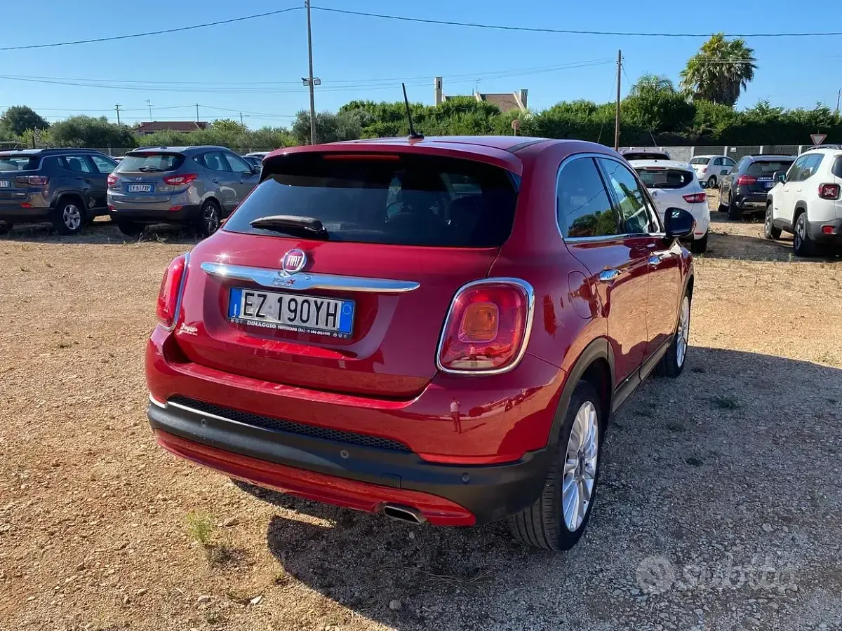 Usata Fiat 500X Lounge 120 CV (88 kW) 2015 Rosso SUV