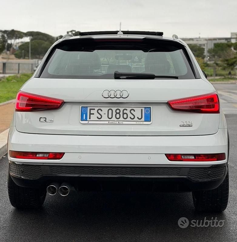 Usata Audi Q3 S-Line 150 CV (110 kW) 2018 Bianco SUV