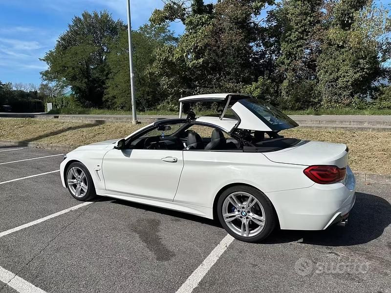 Usata BMW 420 M Sport 190 CV (139 kW) 2017 Bianco Cabrio
