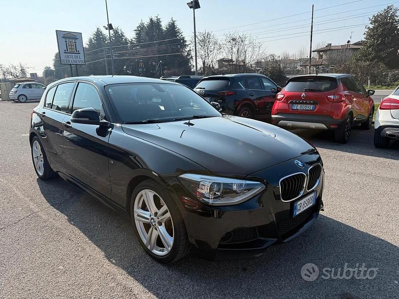 Usata BMW 118 Sport Line 149 CV (109 kW) 2015 Nero Utilitaria