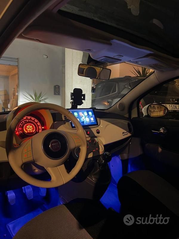 Usata Fiat 500 Lounge 2009 Bianco Utilitaria