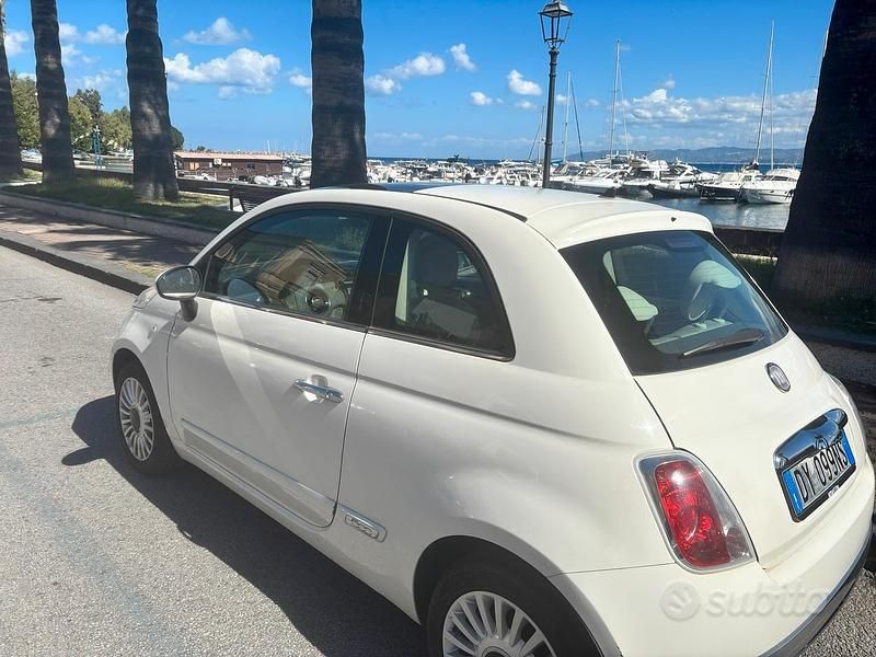 Usata Fiat 500 Lounge 2009 Bianco Utilitaria
