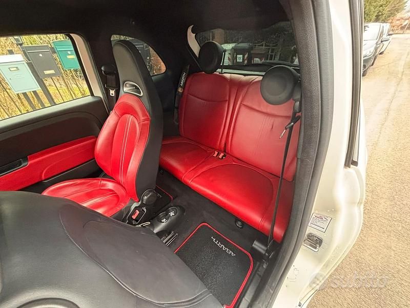 Usata Abarth 595 Turismo 160 CV (117 kW) 2015 Bianco Utilitaria