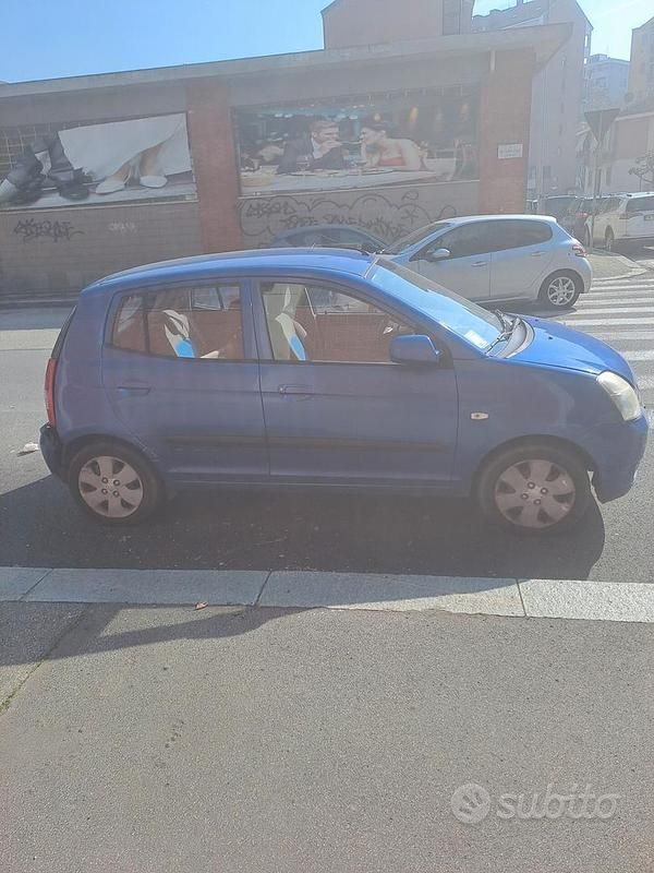 Usata Kia Picanto Spirit 61 CV (44 kW) 2007 Blu Utilitaria