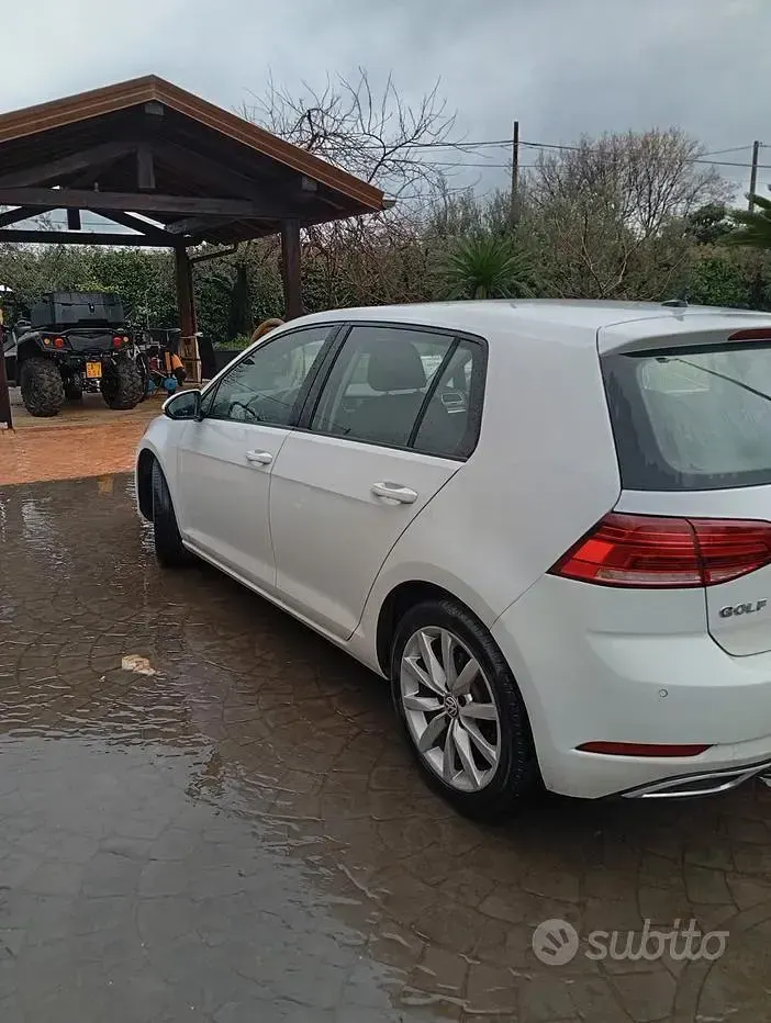 Usata VW Golf VII 116 CV (85 kW) 2017 Bianco Berlina